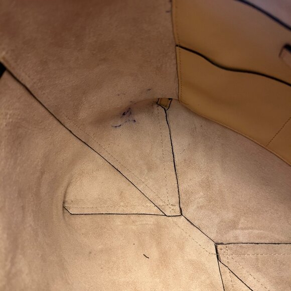 Michael Kors Junie Medium Pebbled Leather Backpack Butternut - Picture 12 of 16